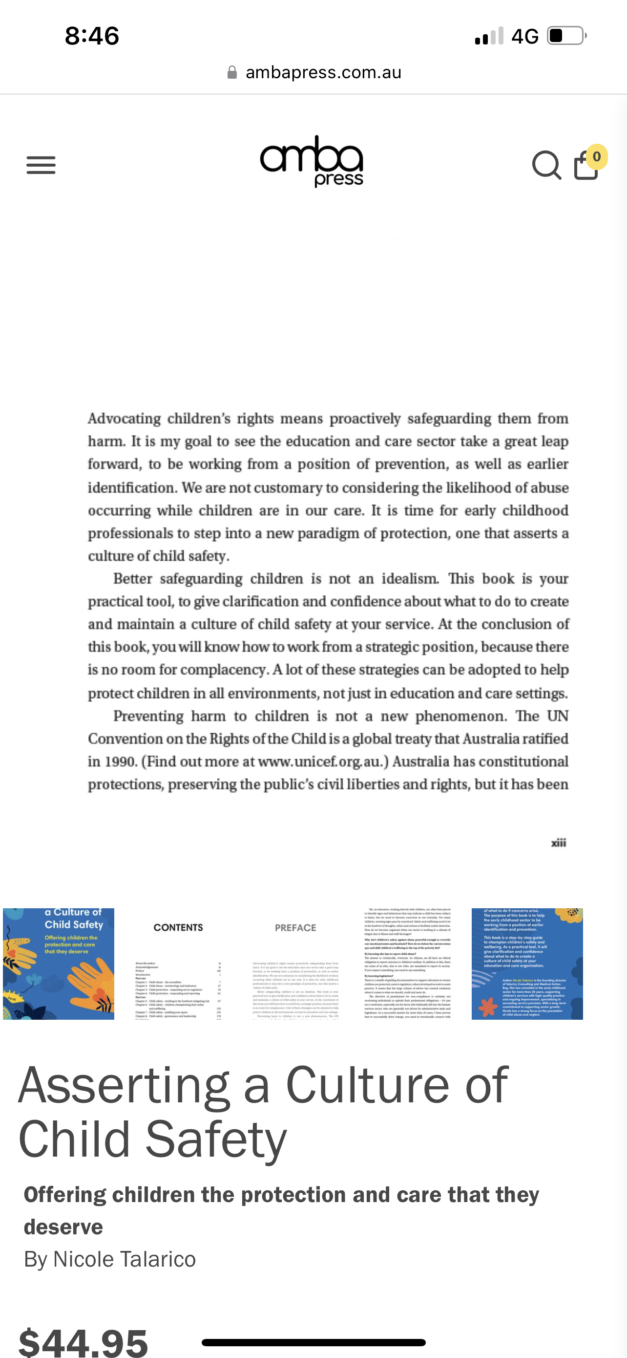 ASSERTING A CULTURE OF CHILD SAFETY OFFERING CHILDREN THE PROTECTION AND CARE THAT THEY DESERVE